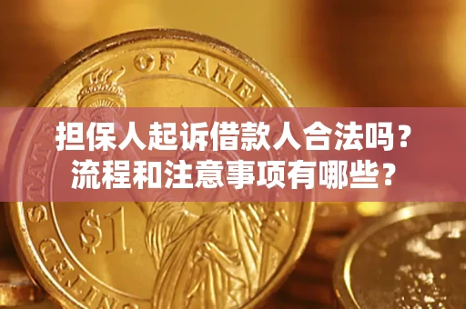 济南担保人起诉借款人合法吗？流程和注意事项有哪些？