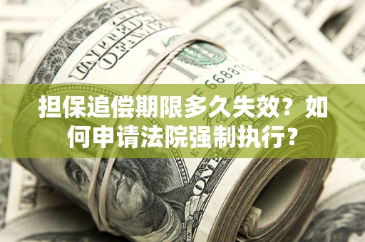 济南担保追偿期限多久失效？如何申请法院强制执行？