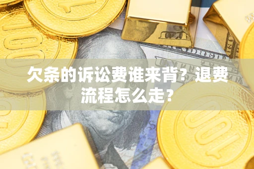 济南欠条的诉讼费谁来背？退费流程怎么走？